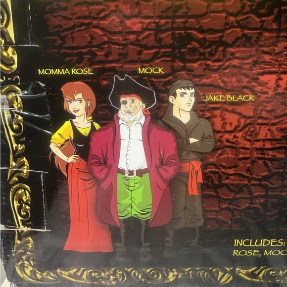 Captain Jacks Cove The Scout Pirate Ship toy set Jake Black Momma Rose Mock new - Picture 13 of 16